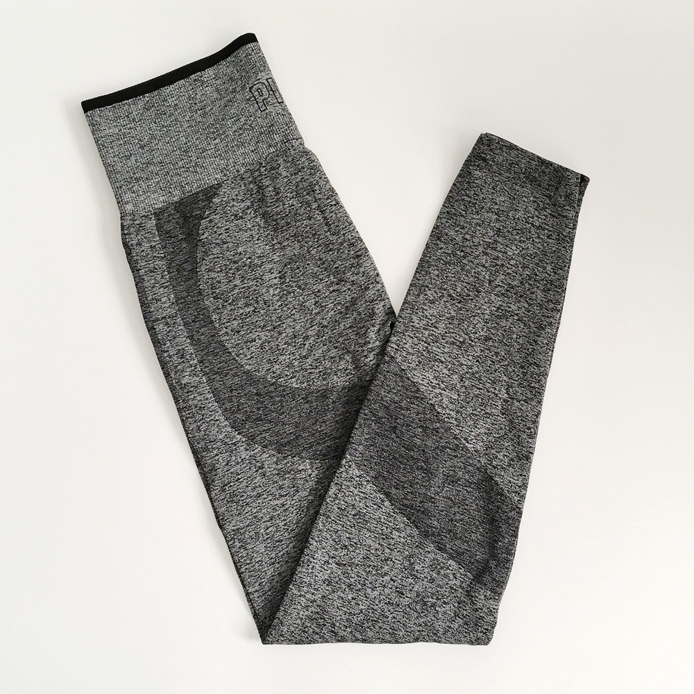 PINK Victoria’s Secret Gray Seamless Workout Tight